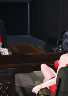 Office MILF Boss Punishes Her Employee (32)