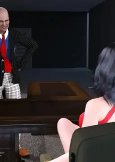 Office MILF Boss Punishes Her Employee (34)