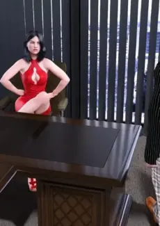 Office MILF Boss Punishes Her Employee (42)
