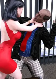 Office MILF Boss Punishes Her Employee (45)