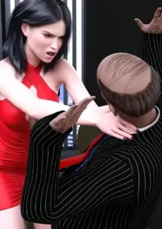 Office MILF Boss Punishes Her Employee (46)