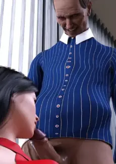 Office MILF Boss Punishes Her Employee (71)