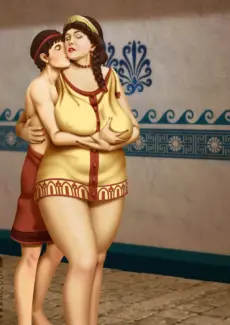 Greek Mother & Son004
