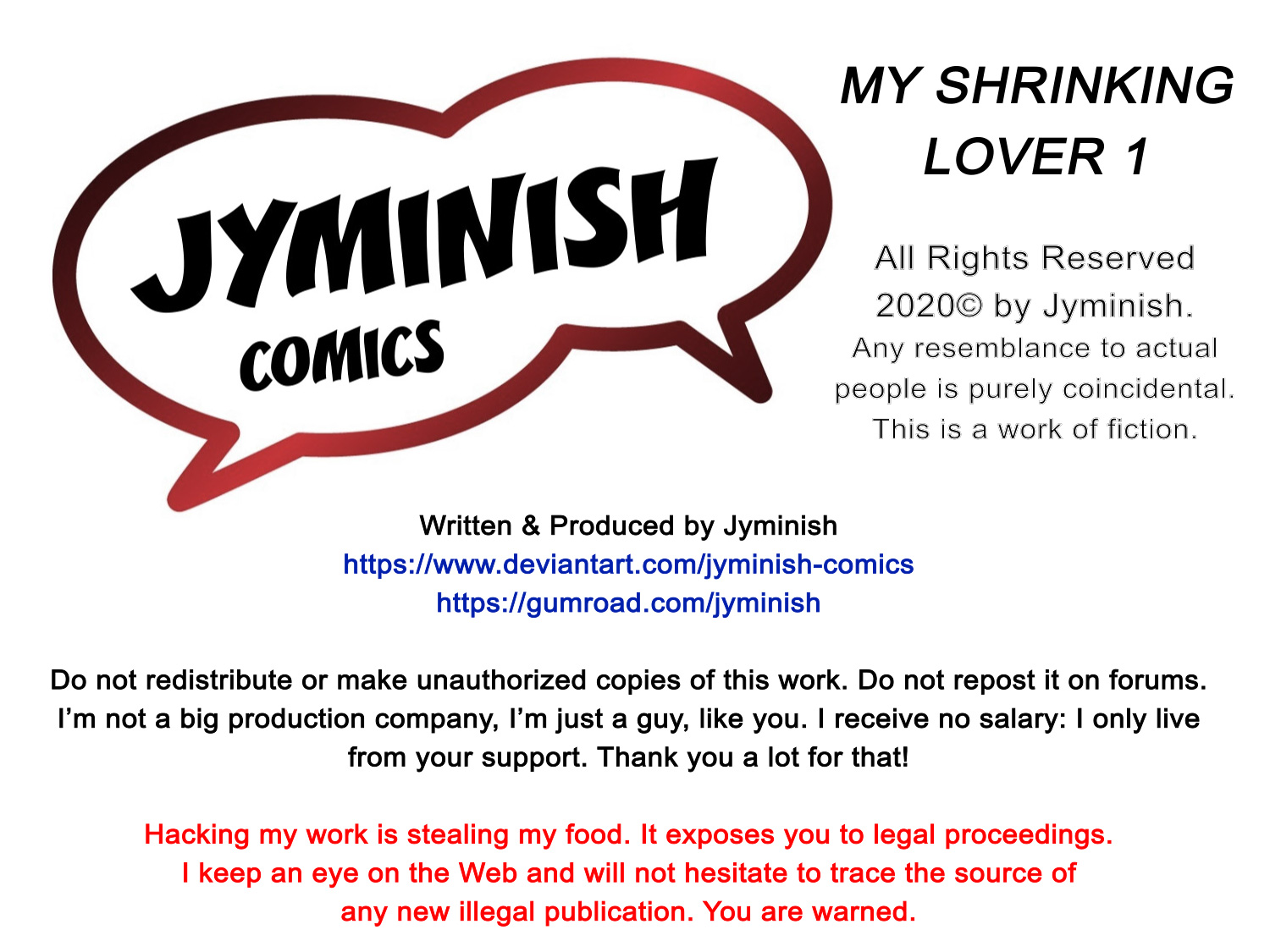 Jyminish - My Shrinking Lover | 18+ Porn Comics