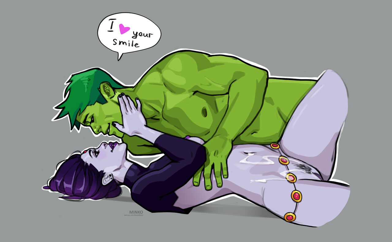 Olena Minko Raven and Beast Boy (Teen <b>Titans</b>) .