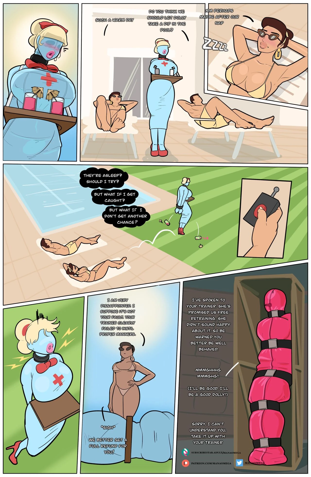 Mana omega - Rubber Sex doll 2 | All Best Porn Comix
