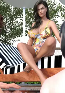 Aunt Having In Present Of Mom (32)