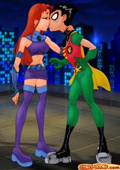 Comics toons – Robin X Starfire