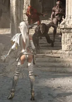 Elenora is defeated by demons (11)