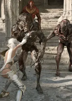 Elenora is defeated by demons (13)