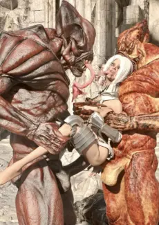 Elenora is defeated by demons (7)