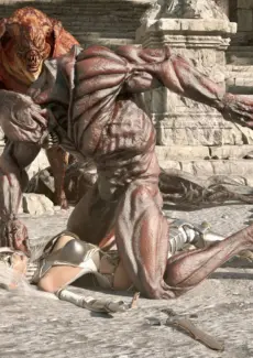 Elenora is defeated by demons (8)
