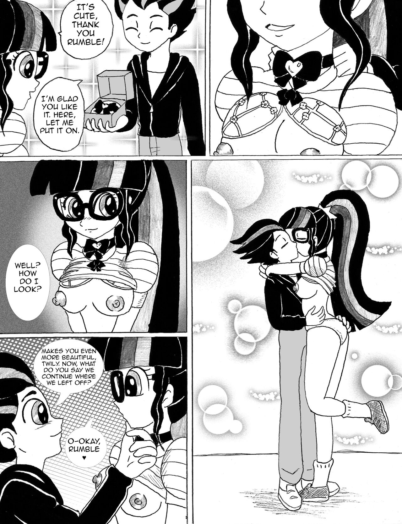 CecyArtByTenshi] Sex Slave Sci-Twi (My Little Pony: Equestria Girls) | 18+  Porn Comics