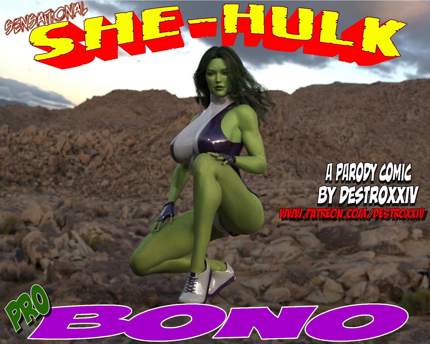 Destroxxiv - She Hulk Pro Bono | 18+ Porn Comics