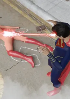 Supergirl Melissa Benoist & Superman (16)