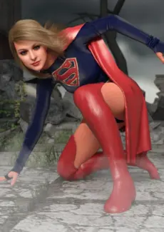 Supergirl Melissa Benoist & Superman (4)