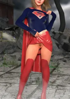 Supergirl Melissa Benoist & Superman (5)