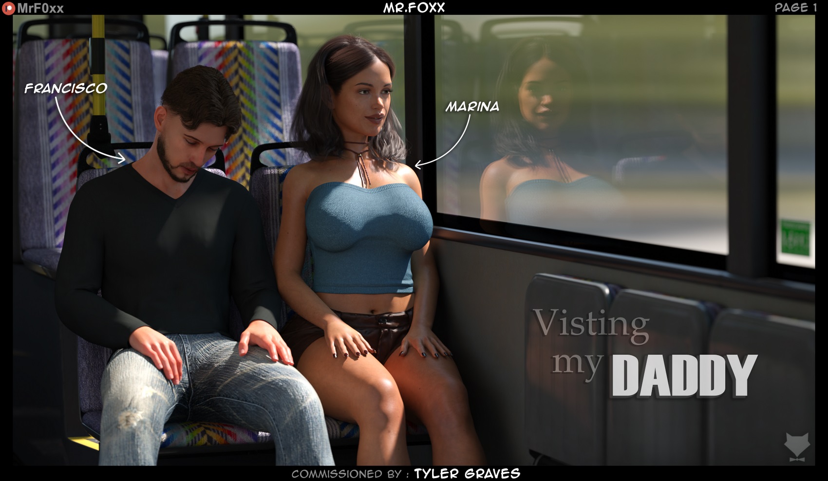 Mr.Foxx - Visiting my Daddy | 18+ Porn Comics