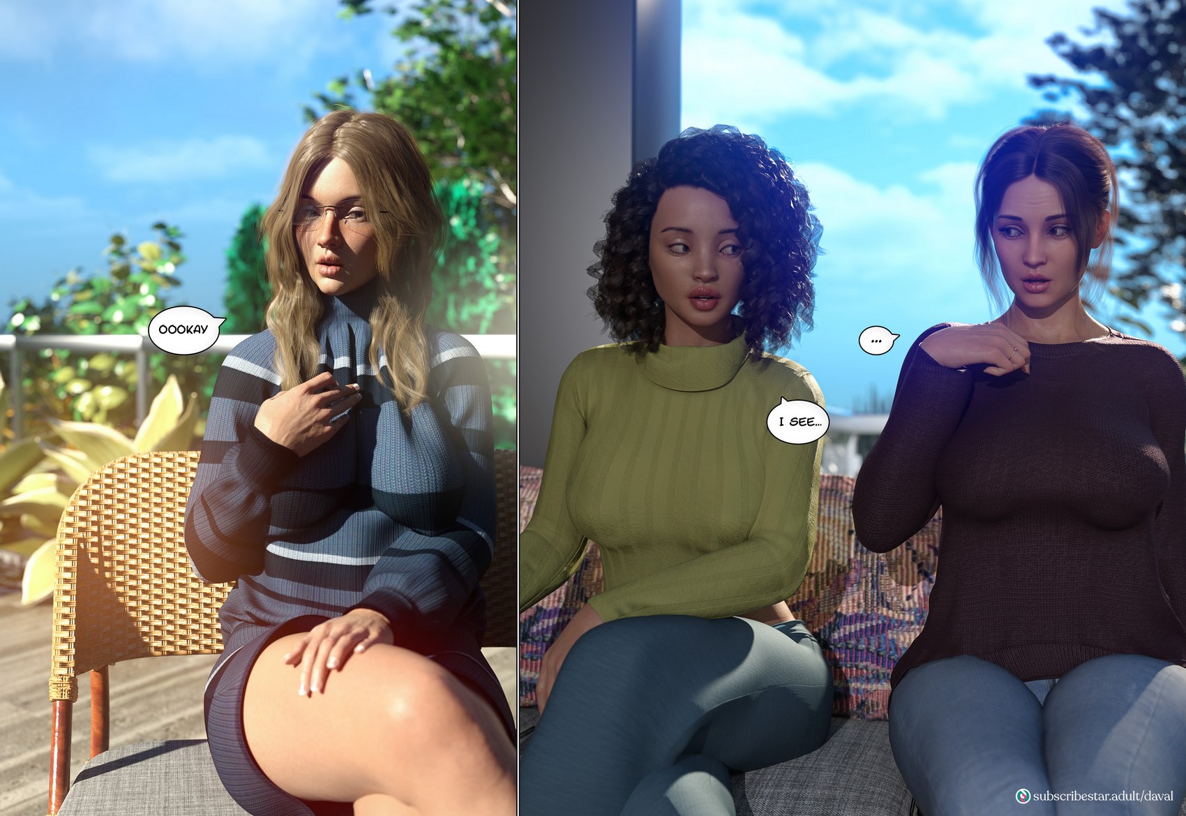 Daval3D - Immoral Desires | 18+ Porn Comics