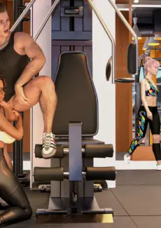 Tara Gives A Blowjob At The Gym (7)
