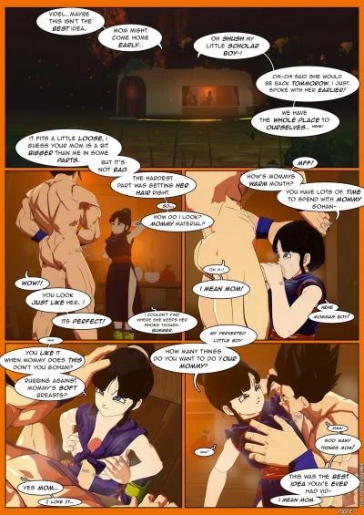 (Dragon Ball Z)  PoseidonX – Gohan x Videl as Chi-Chi!