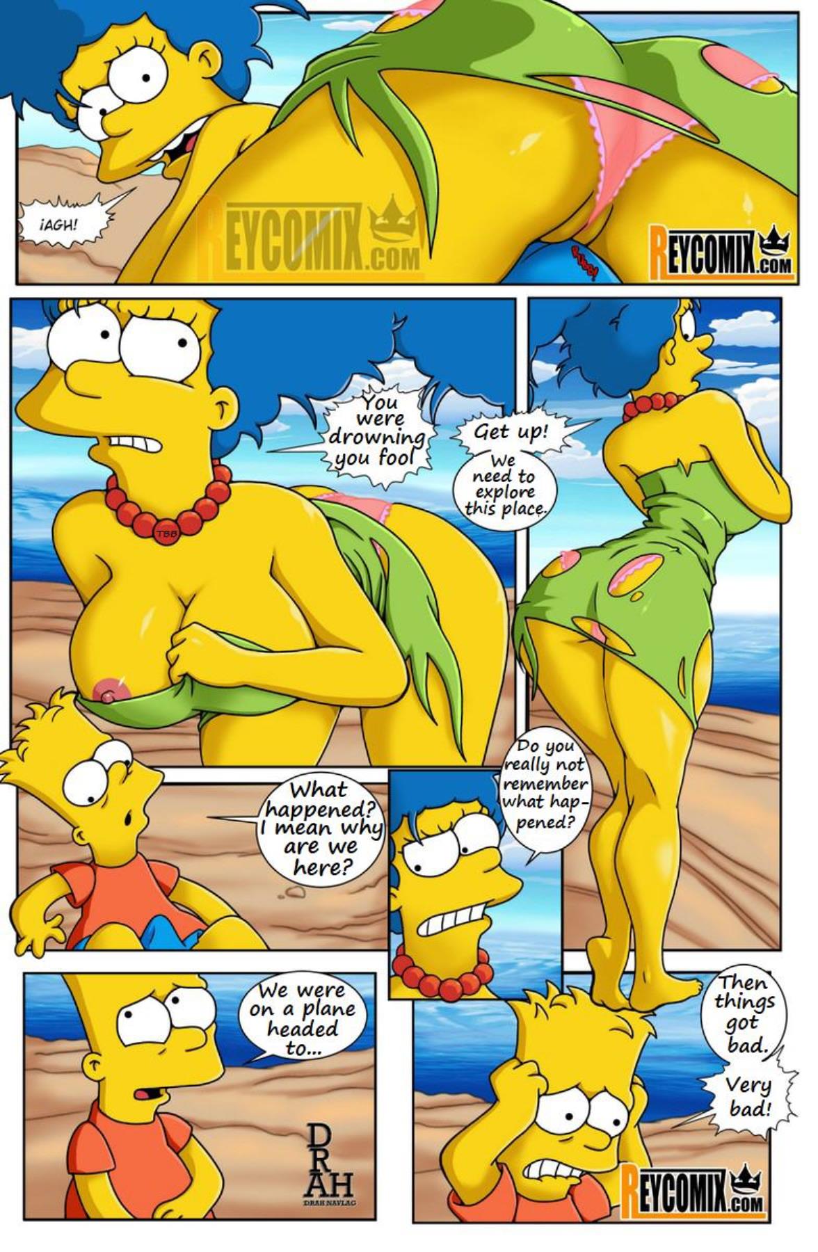 Simpsons nudes comics