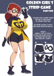 [GewdBoi] Golden Girl Stripgame