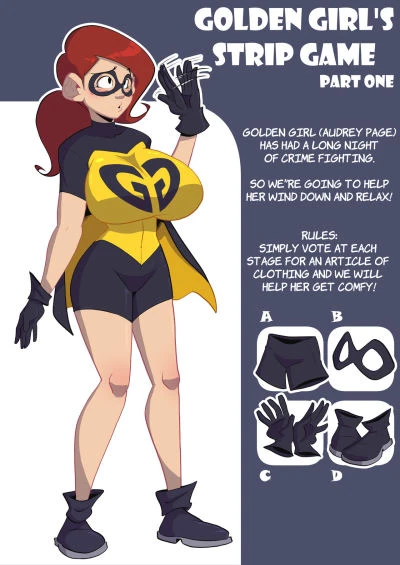 Golden Girl Stripgame [GewdBoi]