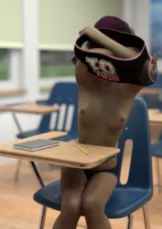 Siblings Caught Teacher Smoking At School (14)