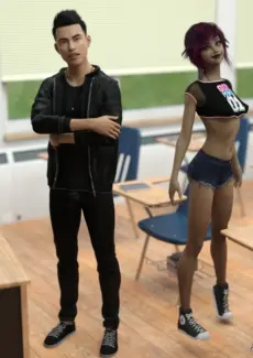Siblings Caught Teacher Smoking At School (37)