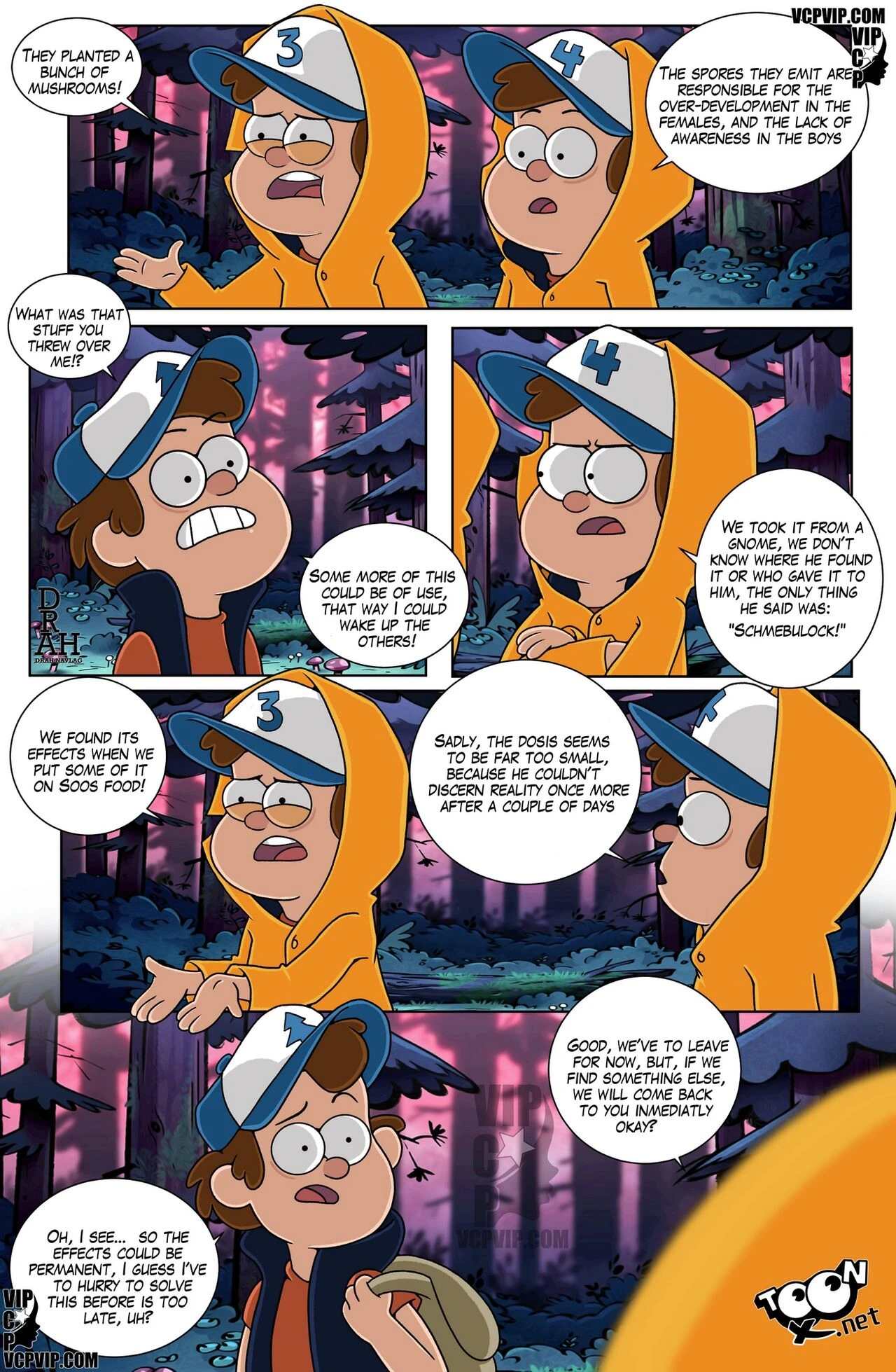 Drah Navlag] Un Verano de Placer 5 [Gravity Falls] | All Best Porn Comix