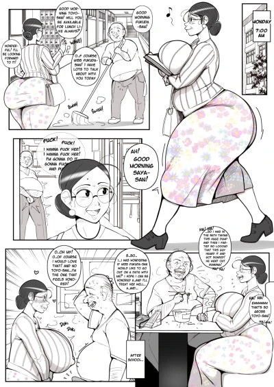 BitterCream – Kind Teacher Fukuda-San
