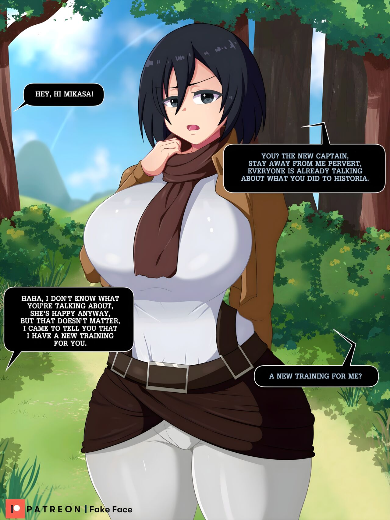 Mikasa porn comica