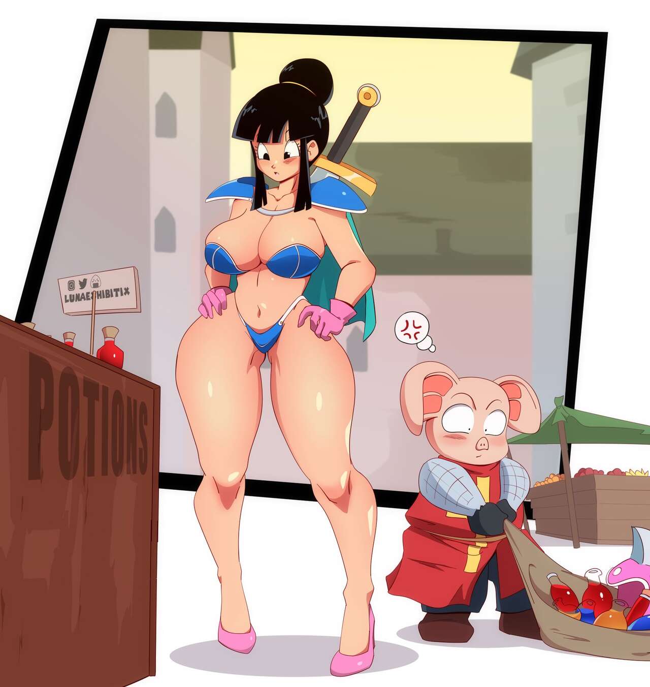 Luna ExhibitiX] The Adventurers Guild (Dragon Ball) | 18+ Porn Comics