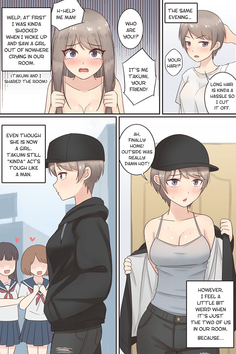 RudySaki - When My Friend Became a Tomboy | 18+ Porn Comics
