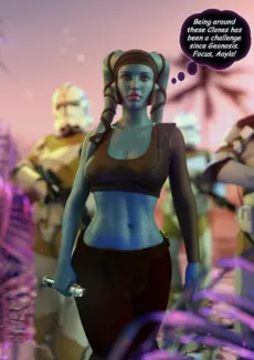 Aayla Secura and Her Clones (1)