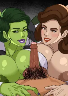 She-Hulk & Peggy Carter 020