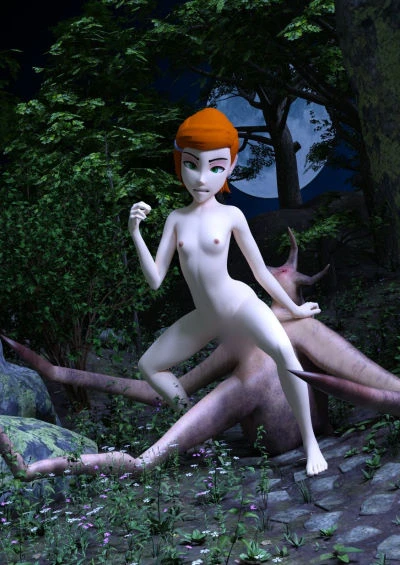Darkfaust – Ben 10 – Gwen and Alien