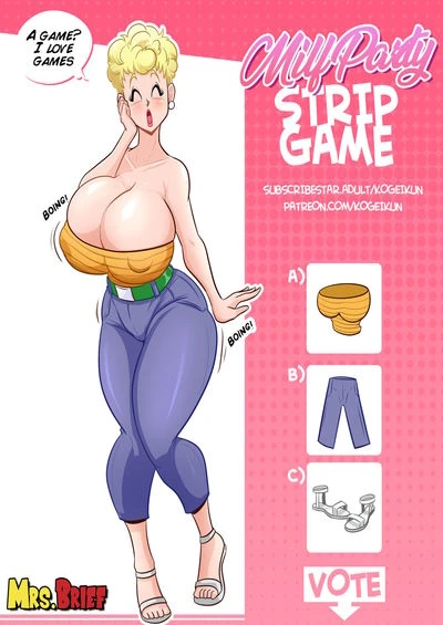 [Kogeikun] Mrs. Brief strip game
