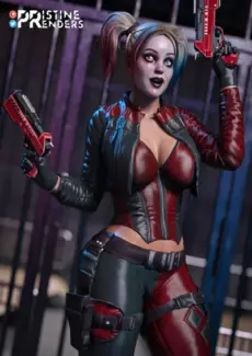 Pristinerenders - Harley Quinn Visits The Joker Pristinerenders – Harley Quinn Visits The Joker