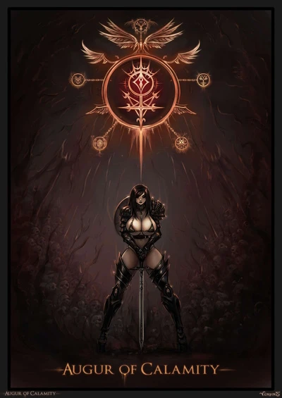 Augur of Calamity [Vempire] (Colored)