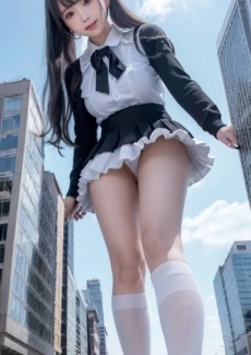 Giant girl looking down (31)