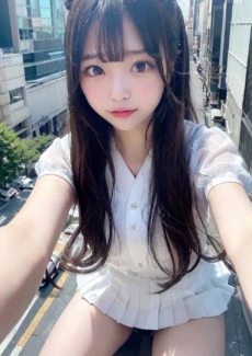 Giant girl looking down (41)
