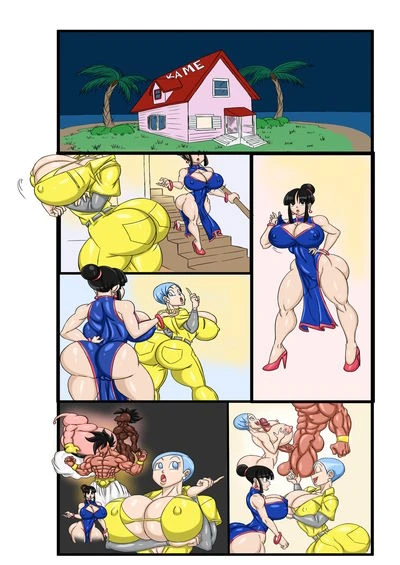 Sol1Sun – Bulma and Chichi Tag Team (Dragon Ball Super)