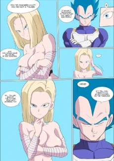 Vegeta VS Android 18016