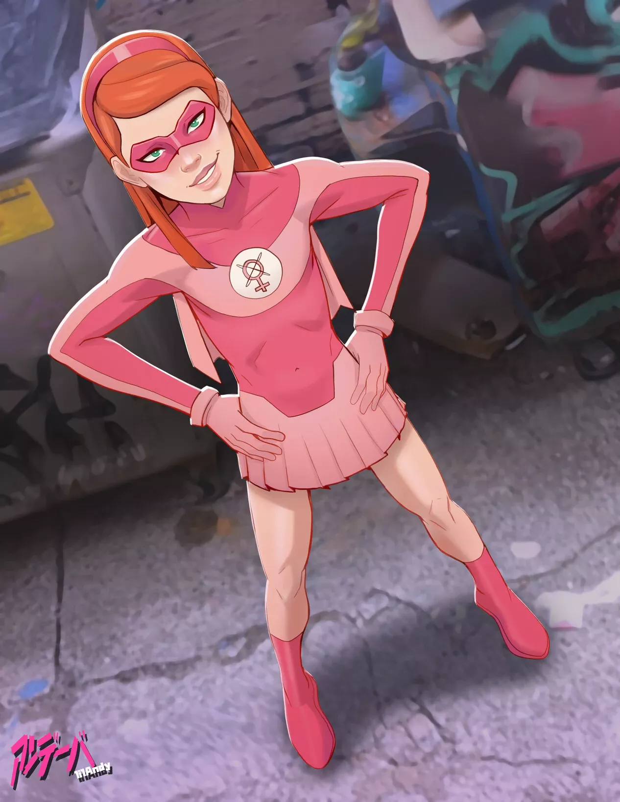 LilAndys Atom Eve striking a pose