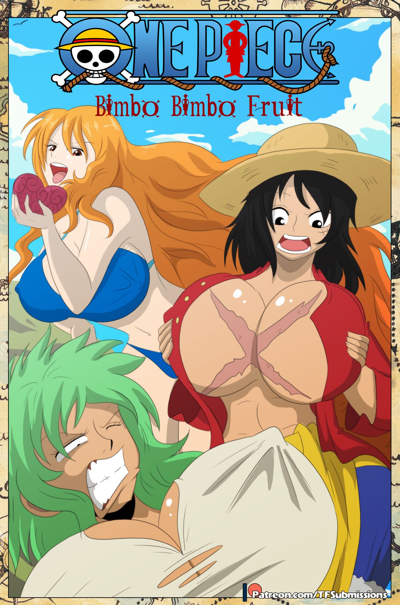One Piece - Bimbo Bimbo Fruit TG [Tfsubmissions] | 18+ Porn Comics