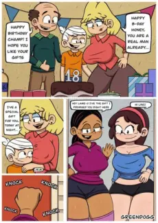 Greendogg - Lincoln's Present (The Loud House) Ilustración sin título