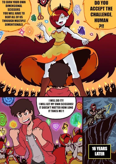 (Malandra Parodias)(Star Vs the Forces of Evil)Marco Harem Neverzone World
