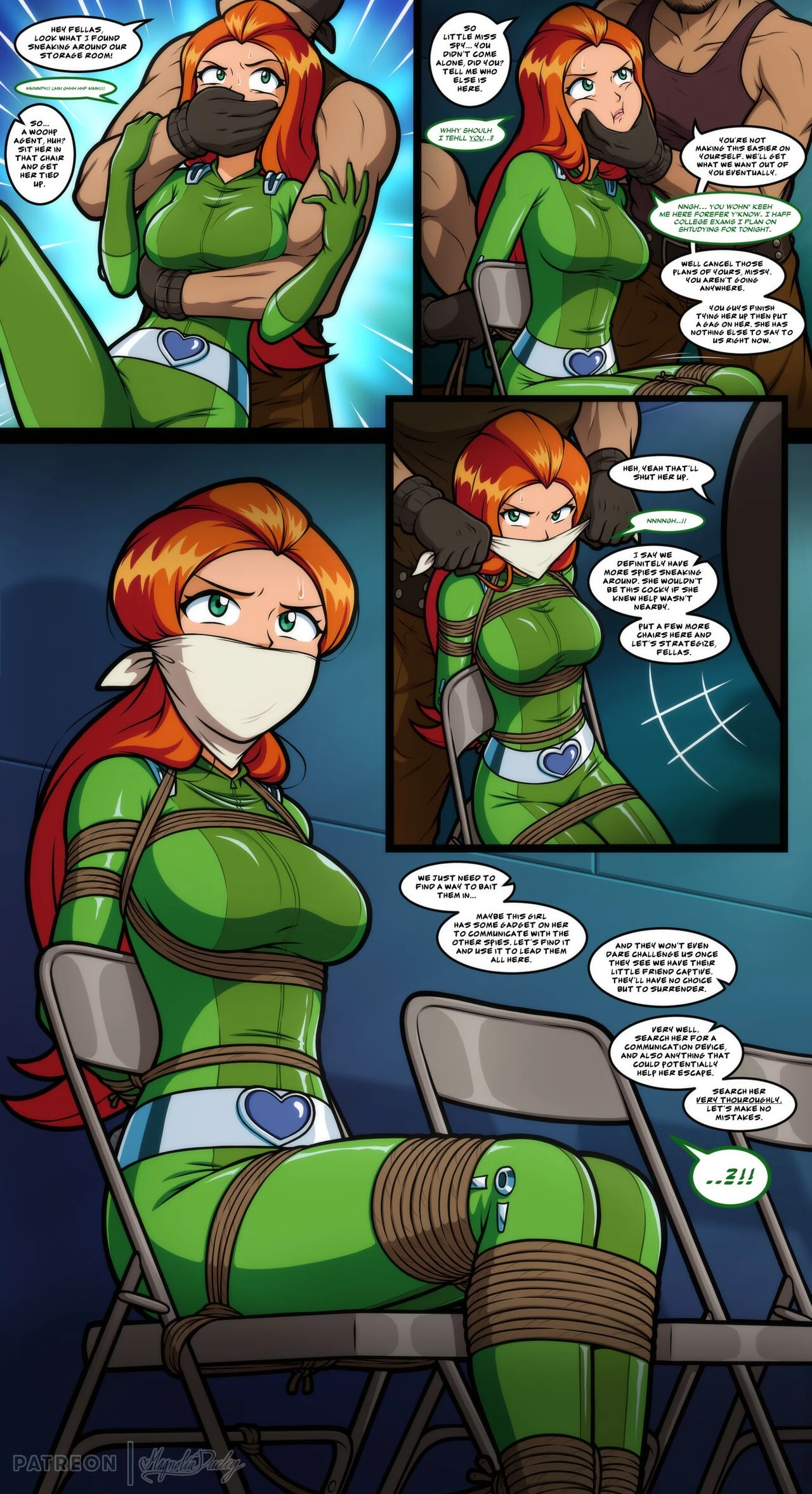 Witness Magnolia-Baillon's Masterful Bondage - R34 Drawings